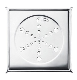 GRELHA QUADRADA 15X15 ROTATIVA C/CAXILHO