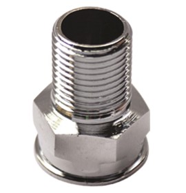 BUCHA AUMENTO CROMADA 1/2X3/4