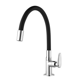 TORNEIRA DE PAREDE ALLURE MOUVE PRETA