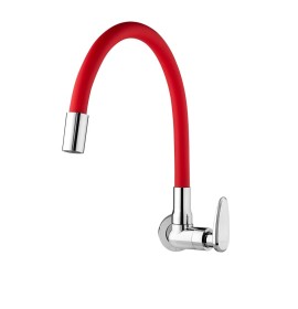 TORNEIRA DE PAREDE ALLURE MOUVE VERMELHA