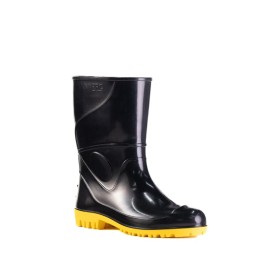 BOTA DE PVC WORK CANO MEDIO C/FORRO N44/45
