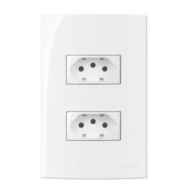 CONJUNTO 2 TOMADAS 10A SLEEK