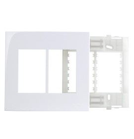 PLACA C/SUPORTE 4X4 6 MODULOS SLEEK