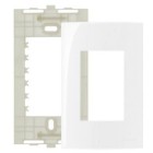 PLACA C/SUPORTE 4X2 3 MODULOS SLEEK