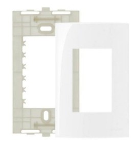 PLACA C/SUPORTE 4X2 3 MODULOS SLEEK