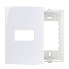 PLACA C/SUPORTE 4X2 1 MODULO SLEEK