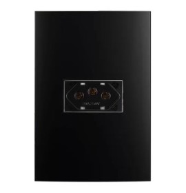 CONJUNTO TOMADA 10A SLEEK PT FOSCO