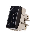 MODULO TOMADA 20A SLEEK PT FOSCO