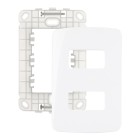 PLACA C/SUPORTE 4X2 2 MODULOS B3