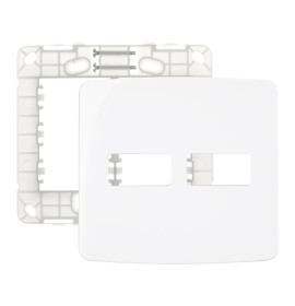 PLACA C/SUPORTE 4X4 2 MODULOS B3