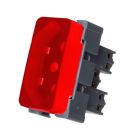 MODULO TOMADA 20A VERMELHA B3