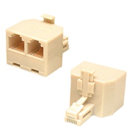 ADAPTADOR MACHO FEMEA T 6P4C RJ11 (B)