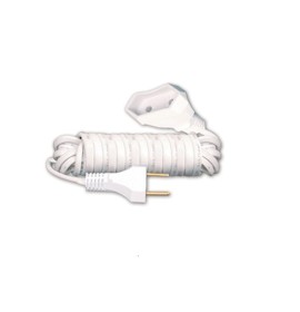 CORDAO PROL PAR M/F 2X0,75 10A 05M BC