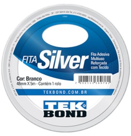 FITA SILVER BRANCA 48MM X 5M