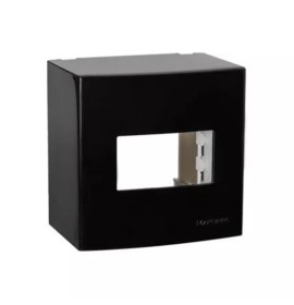 CAIXA DE SOBREPOR 1 MODULO SLEEK EBONY