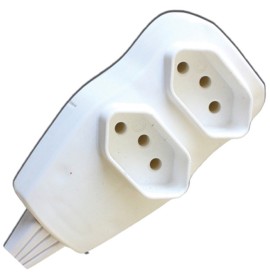 TOMADA EM BARRA NEW 2P+T 10A 2T FC BC (B)