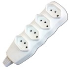 TOMADA EM BARRA NEW 2P+T 10A 4T FC BC (B)