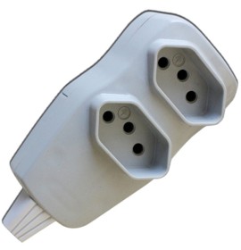 TOMADA EM BARRA NEW 2P+T 10A 2T FC CZ (B)