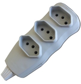 TOMADA EM BARRA NEW 2P+T 10A 3T FC CZ (B)