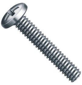 PARAFUSO MAQ-FIX C.REDONDA 1/4X3/4 C/200