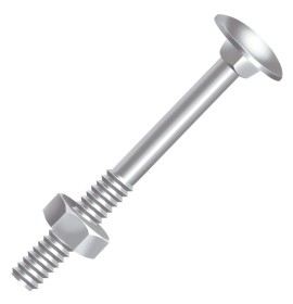 PARAFUSO FRANCES C/PORCA J 5/16X5