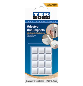 BUMPER QUADRADO M-12,7 MM CART 12UN-TEKBOND