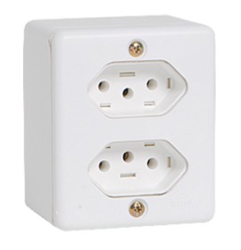 TOM.DUPLA 2P+T NBR14136 20A L.BOX BC(63121)