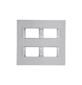 PLACA 4X4 2+2 MODULO C/SUPORTE VIVAZ