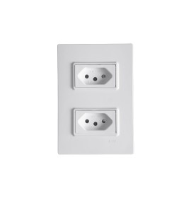 CONJUNTO 2TOMADAS 10A SEPARADAS  VIVAZ