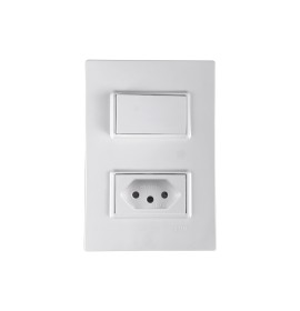 CONJUNTO INTERRUP. SIMPLES+TOMADA 10A VIVAZ