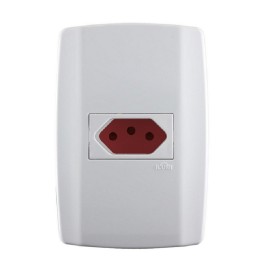 CJ.1 TOMADA 20A HORIZONTAL VERMELHA (80152)