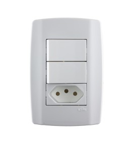 CJ.2 INT.SIMP10A250V HORIZ.+TOM.10A (80210)