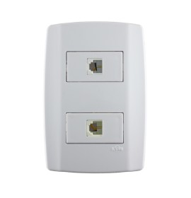 CJ.2 TOMADAS RJ45 INFORMATICA HORIZ (80643)