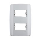 PLACA 4X2 P/ 2 MOD. SEP. HORIZ C/ SUP (82080)