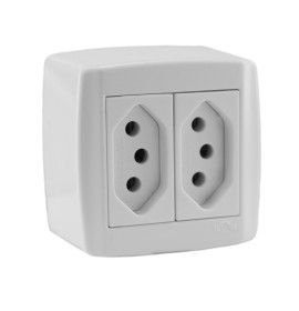 CJ. 2 TOMADAS 20A BOX SLIM (84121)