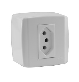 CJ. 1 TOMADA 20A BOX SLIM (84141)