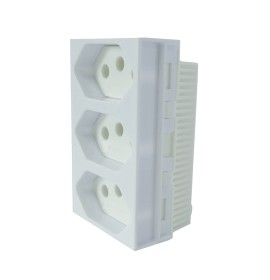 MONOBLOCO 3TOMADAS JUNTAS 20A (86124)