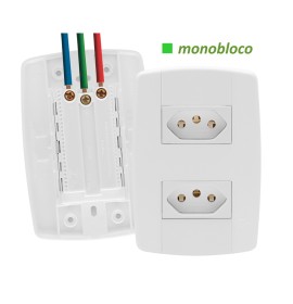 CJ. 2 TOM.10A 250V LINHA LEV (87120)