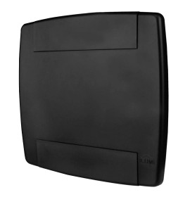 PLACA 4X4 CEGA LINHA LEV PRETA FOSCA