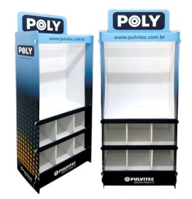 DISPLAY DE CHAO PULVITEC POLY