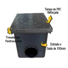 CAIXA DE INSPECAO E PASSAGEM 4VIAS 9L