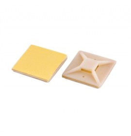 FIXADOR AUTOADESIVO 20X20MM BRANCO C/100