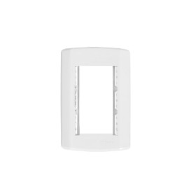 PLACA 4X2 3 MOD C/SUPORTE - PLUZI (7280)