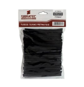KIT TUBO TERMORETRATIL PRETO PCT C/98 10CM