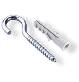 GANCHO COM BUCHA COM ANEL N6 PCT C/100