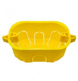 CAIXA DE LUZ DRYWALL 4X2 AMARELA