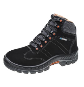 BOTINA NUBUCK PREMIER PRETO BICO PLAST 44