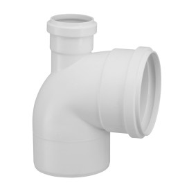 JOELHO 90Â° ESG. C/VISITA DN 100X50 - KRONA