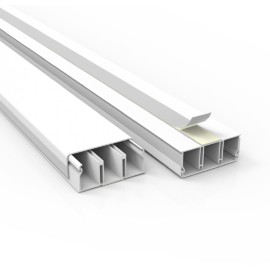 CANALETA 50X20X2000mm D.FACE C/DIV(62093DF)