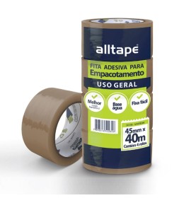 FITA EMPACOTAMENTO MARROM 45X45 ALLTAPE